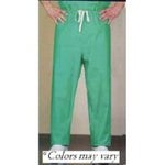 Fashion Seal 7030-L, Pants Scrub Unisex Lrg Rev Drw Black Ea