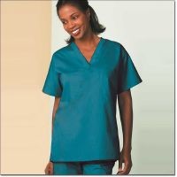 Fashion Seal 6770-XL, Shirt Scrub Reversible Teal XL Ea