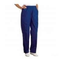 Fashion Seal 7516XS, Slacks Scrub Poly/Cttn Fashion Poplin Ladies Cobalt XS 2Pckt Ea