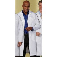Fashion Seal 482-42, Lab Coat Knee Length Men'S Wht Size 42 Ea