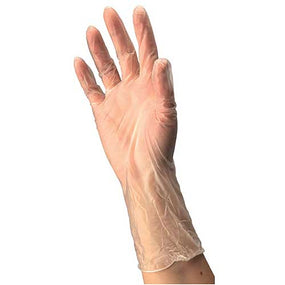 Cardinal Health Clear Vinyl Exam Gloves, Small