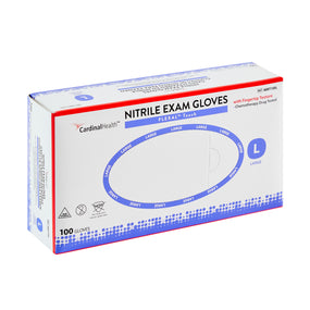 Cardinal Health FLEXAL Touch Nitrile Exam Gloves, Powder-Free, Large - 3.1 MIL
