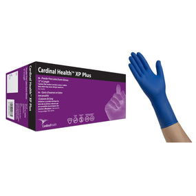 Cardinal Health XP Plus Non-Sterile Latex Exam Gloves, Small