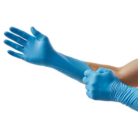 ESTEEM Extended Cuff Powder-Free, Nitrile Exam Gloves, 12