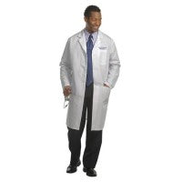 Fashion Seal 423-34, Lab Coat Knee Length Men'S Wht Size 34 Ea
