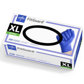 Blue Nitrile Powder Free Exam Glove, Size Extra Large