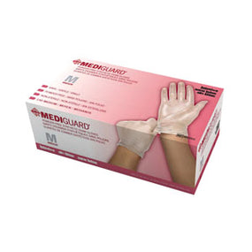 MediGuard Non-Sterile Vinyl Synthetic Exam Glove Large