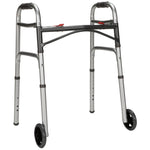 McKesson Aluminum Folding Walker, 25  32 Inch Height