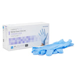 McKesson Confiderm 6.5CX Nitrile Extended Cuff Length Exam Glove, Large, Blue
