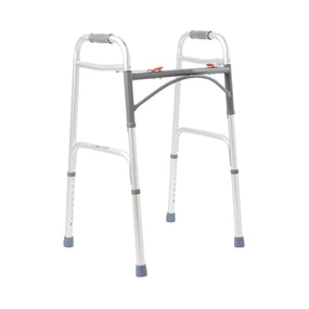 McKesson Aluminum Folding Walker, 32  39 Inch Height