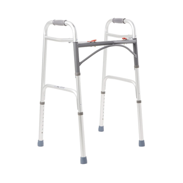 McKesson Aluminum Folding Walker, 32  39 Inch Height