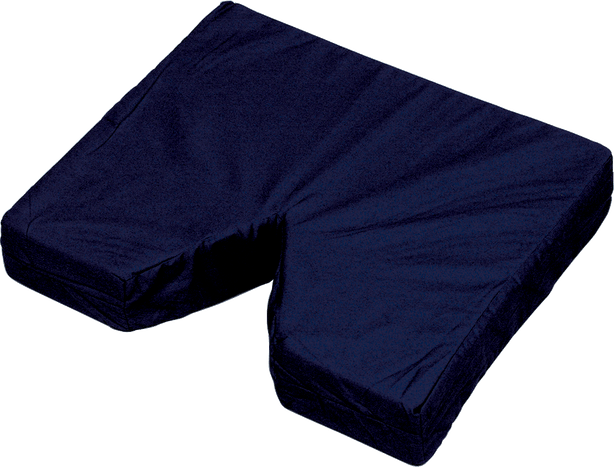 Coccyx Seat Cushion 16" x 18" x 3" with Navy Cover