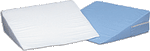 Bed Wedge Cushion, Foam w/Blue Cover 12 X 24 X 24