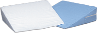 Bed Wedge Cushion, Foam w/Blue Cover 12 X 24 X 24