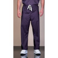 Fashion Seal 887-XL, Scrub Pant Reversable 50/50 Purple X-Lg Ea
