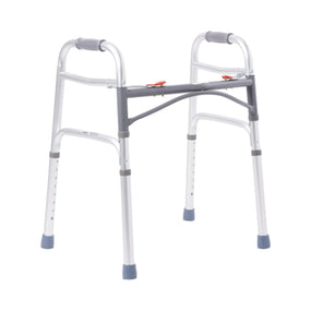 McKesson Junior Aluminum Folding Walker, 25  32 Inch Height