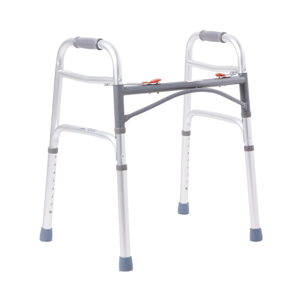 McKesson Junior Aluminum Folding Walker, 25  32 Inch Height