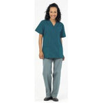 Fashion Seal 7325-3XL, Tunic Scrub V-Neck Lady Dkteal X-Large Ea