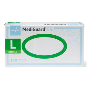 MediGuard ES Nitrile Exam Glove, Large, Blue