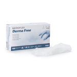 Derma Free Vinyl Exam Glove, Large, Clear