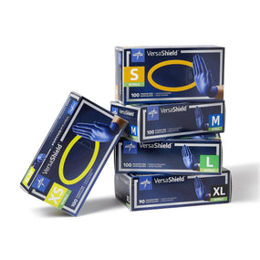 VersaShield Powder-Free Nitrile Exam Gloves, GLOVE,EXAM,NITRILE,TXT,PF,LF,L