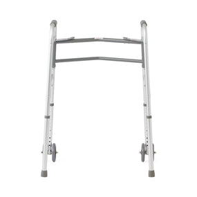 Medline Bariatric Folding Walkers, WALKER,2 BUTTON,500 LB CAP,EX WIDE