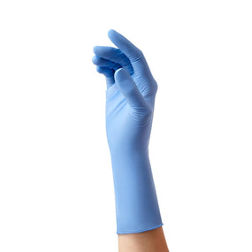 SensiCare Extended Cuff Nitrile Exam Gloves, GLOVE, EXAM, NITRILE, EXTD CUFF,LF,M