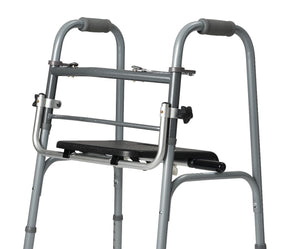 Medline Folding Walker Seat Replacement, SEAT,UNIVERSAL, FOLDS, FOR TWO BUTTON WA