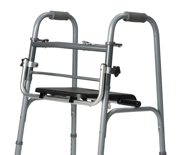 Medline Folding Walker Seat Replacement, SEAT,UNIVERSAL, FOLDS, FOR TWO BUTTON WA