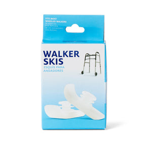 Medline Ski Gliders for Walkers, WALKER,SKI