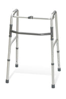 Medline Adult One-Button Folding Walkers, WALKER,1 BUTTON,FOLDING,ADULT,18 IN