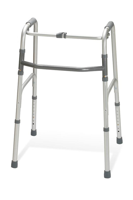 Medline Adult One-Button Folding Walkers, WALKER,1 BUTTON,FOLDING,ADULT,18 IN