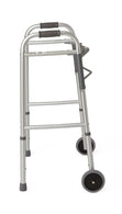 Guardian Two-Button Folding Walkers with 5" Wheels, WALKER,GUARDIAN,W/5IN WHEEL,ADULT