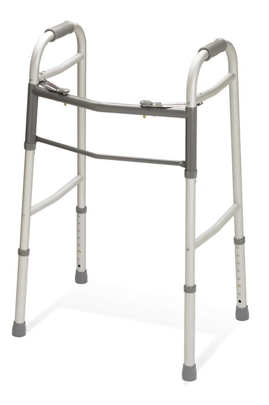 Medline Youth 2-Button Folding Walkers without Wheels, WALKER,2 BUTTON,FOLDING,ADJ,1IN,JUNIOR