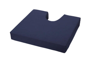 Medline Pressure Redistribution Foam Cushion with Cutout, CUSHION,COCCYX,RETAIL,18X16X3