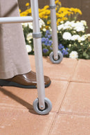 Medline 3" Wheels For Walkers, WHEEL,3",RUBBER FIXED,8 HOLE