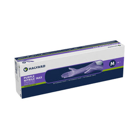 Purple Nitrile Max Extended Cuff Length Exam Glove, Medium