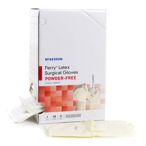 McKesson Perry Performance Plus Surgical Glove, Size 7, Cream