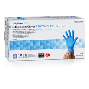 McKesson Confiderm 6.8C Nitrile Exam Glove, X-Large, Blue
