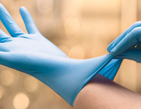 Protexis Blue with Neu-Thera Polyisoprene Surgical Glove, Size 7.5, Blue