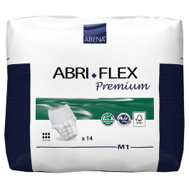 Abena Abri-Flex Premium 1 Incontinence Underwear - 1400 mL Moderate Absorbency