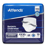 Attends Bariatric Underwear, XXL / 3XL (Ultimate and Overnight Absorbency)