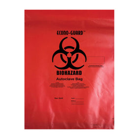 Actionbags 12W x 24L, Econo-Guard Red Autoclave Bags ACR12X24
