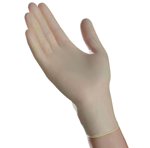 AMBITEX Non-Sterile Powder-Free Vinyl Supreme XP Exam Glove Small  Cream