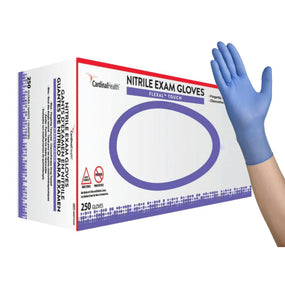 Exam Glove FLEXAL Touch Small NonSterile Nitrile Standard Cuff Length Textured Fingertips Blue Chemo Tested