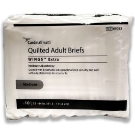 Cardinal Health Simplicity Wings Extra Adult Briefs - Moderate Absorbency