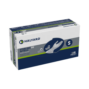 Sterling SG Nitrile Exam Glove, Small, Silver