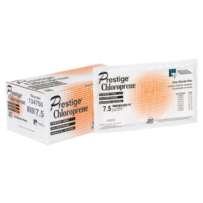 DermAssist Prestige Polyisoprene Surgical Glove, Size 7.5, Ivory