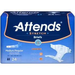 Attends Stretch Briefs Super Absorbency