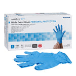 McKesson Confiderm 6.8C Nitrile Exam Glove, Large, Blue